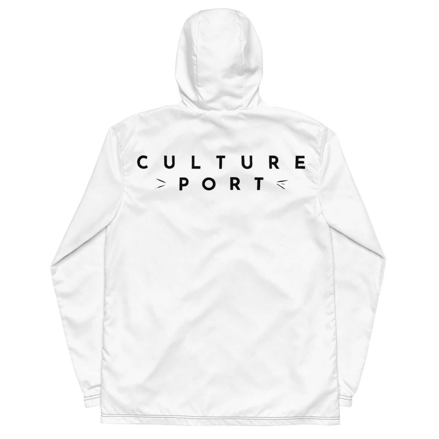 Culture Port Windbreaker - White / カルチャーポート ウインドブレーカー - ホワイト