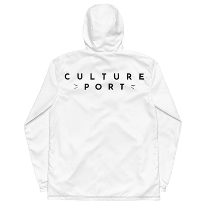 Culture Port Windbreaker - White / カルチャーポート ウインドブレーカー - ホワイト