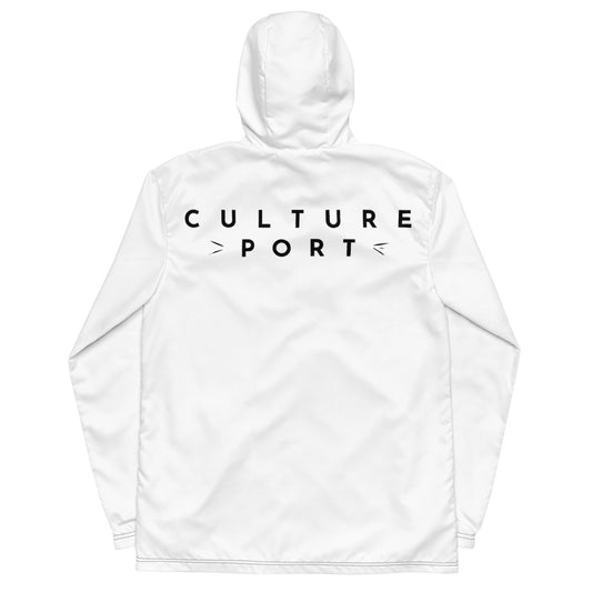 Culture Port Windbreaker - White / カルチャーポート ウインドブレーカー - ホワイト