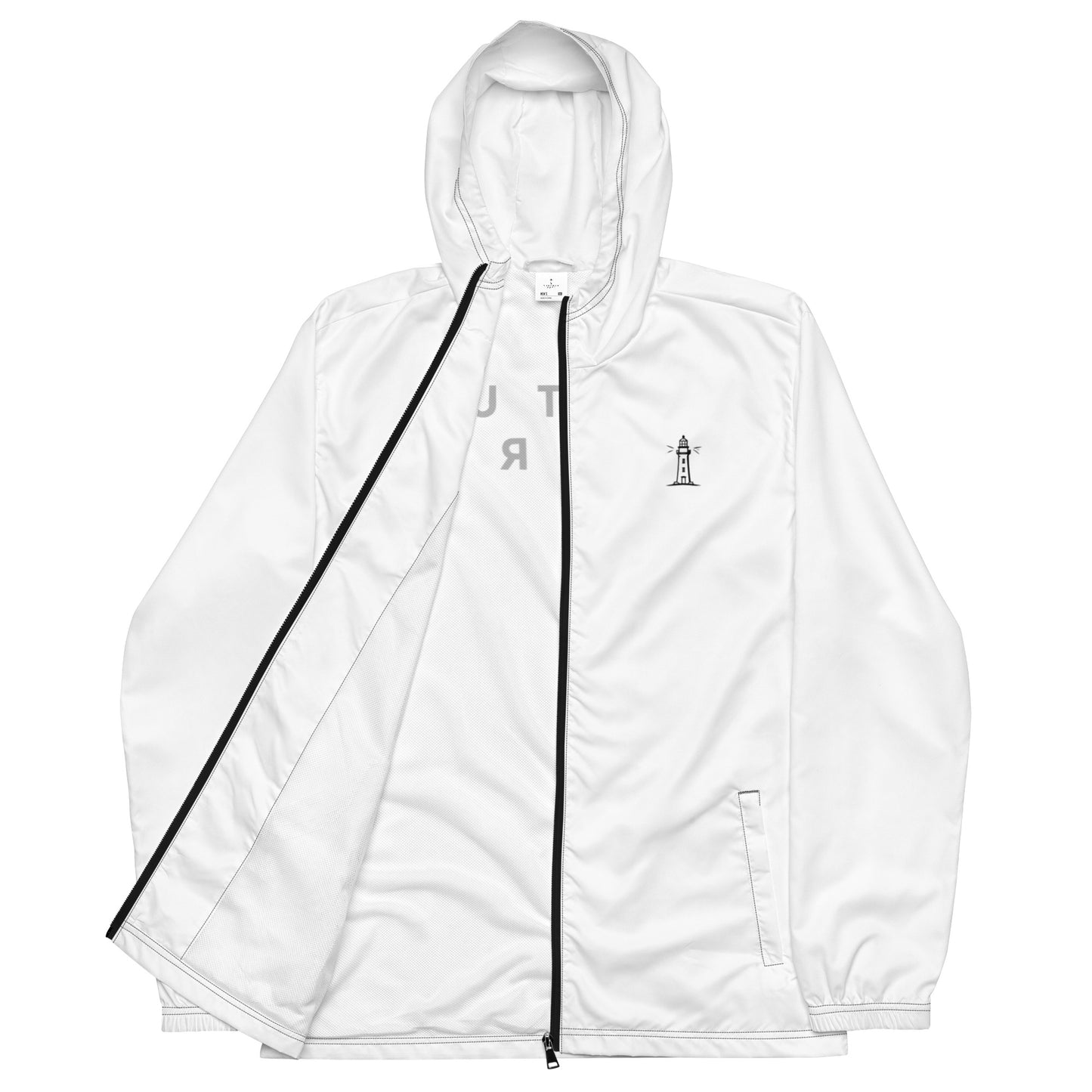 Culture Port Windbreaker - White / カルチャーポート ウインドブレーカー - ホワイト