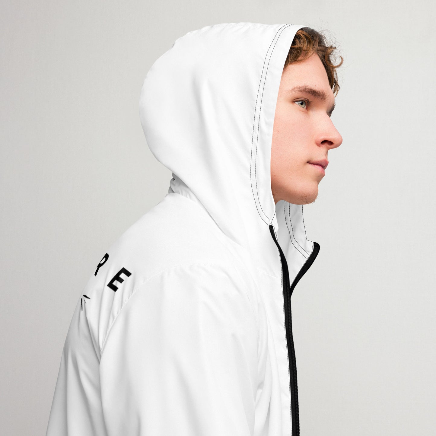 Culture Port Windbreaker - White / カルチャーポート ウインドブレーカー - ホワイト