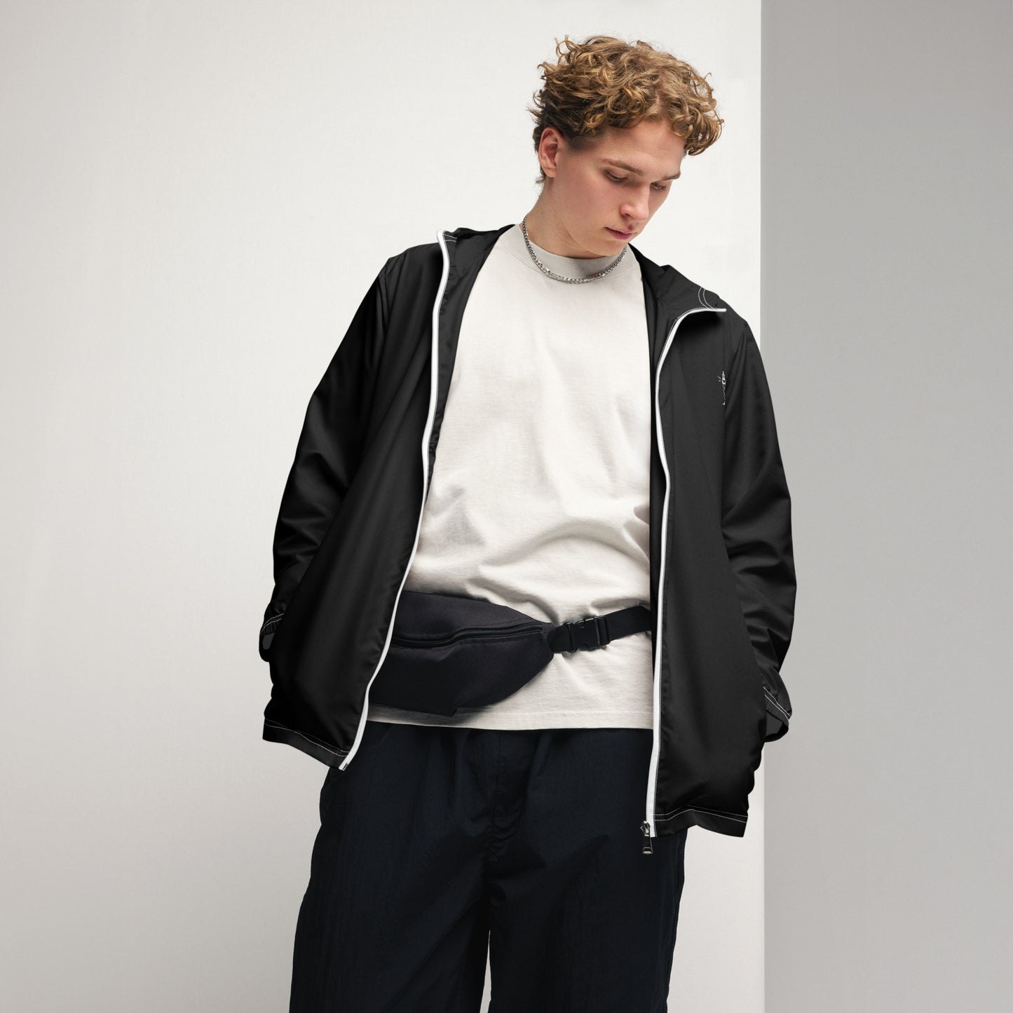 Culture Port Windbreaker - Black / カルチャーポート ウインドブレーカー - ブラック