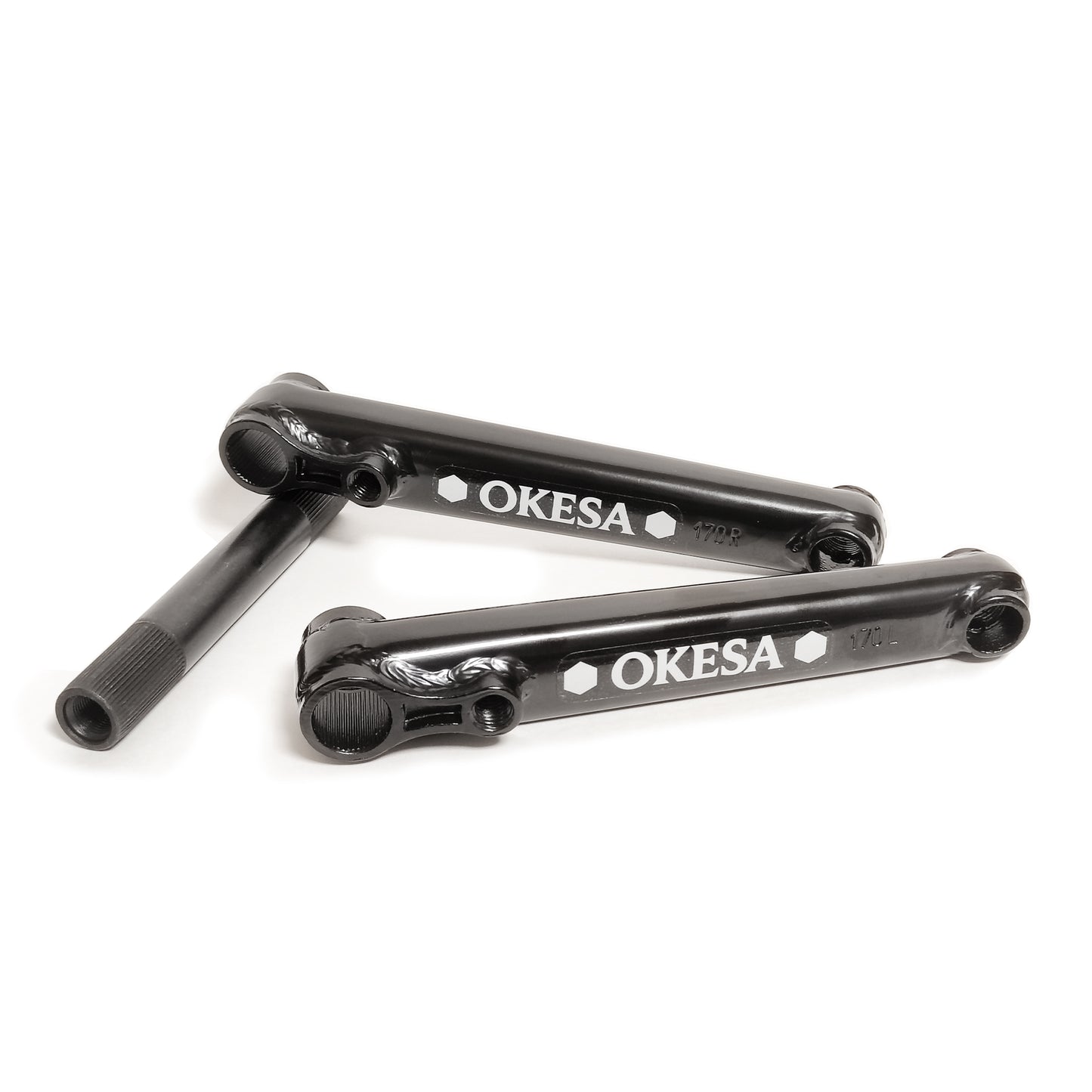 OKESA S-170 Cranks - Black / OKESA クランク - Black