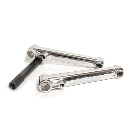 OKESA S-170 Cranks - Chrome — 3-piece BMX cranks