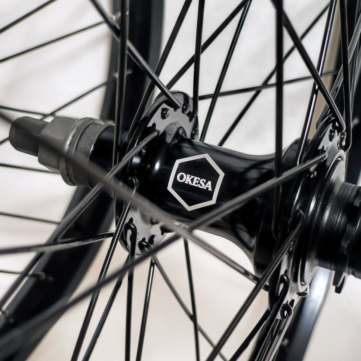 OKESA S-20 Cassette Wheel Set - Black RHD — detail 3