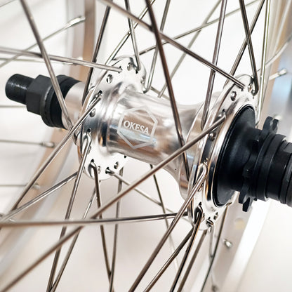 OKESA S-20 Cassette Wheel Set - Silver RHD — detail 3